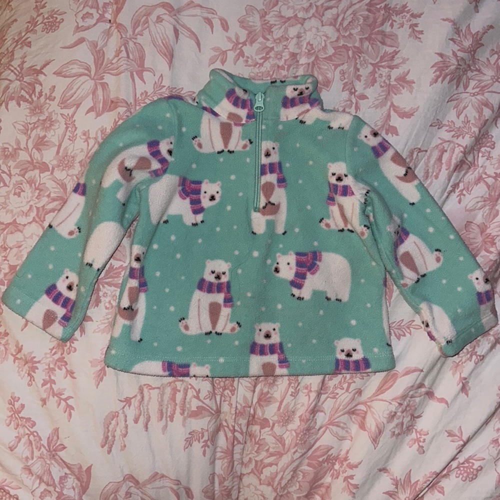 Toddler Blue Polar Bear Sweater